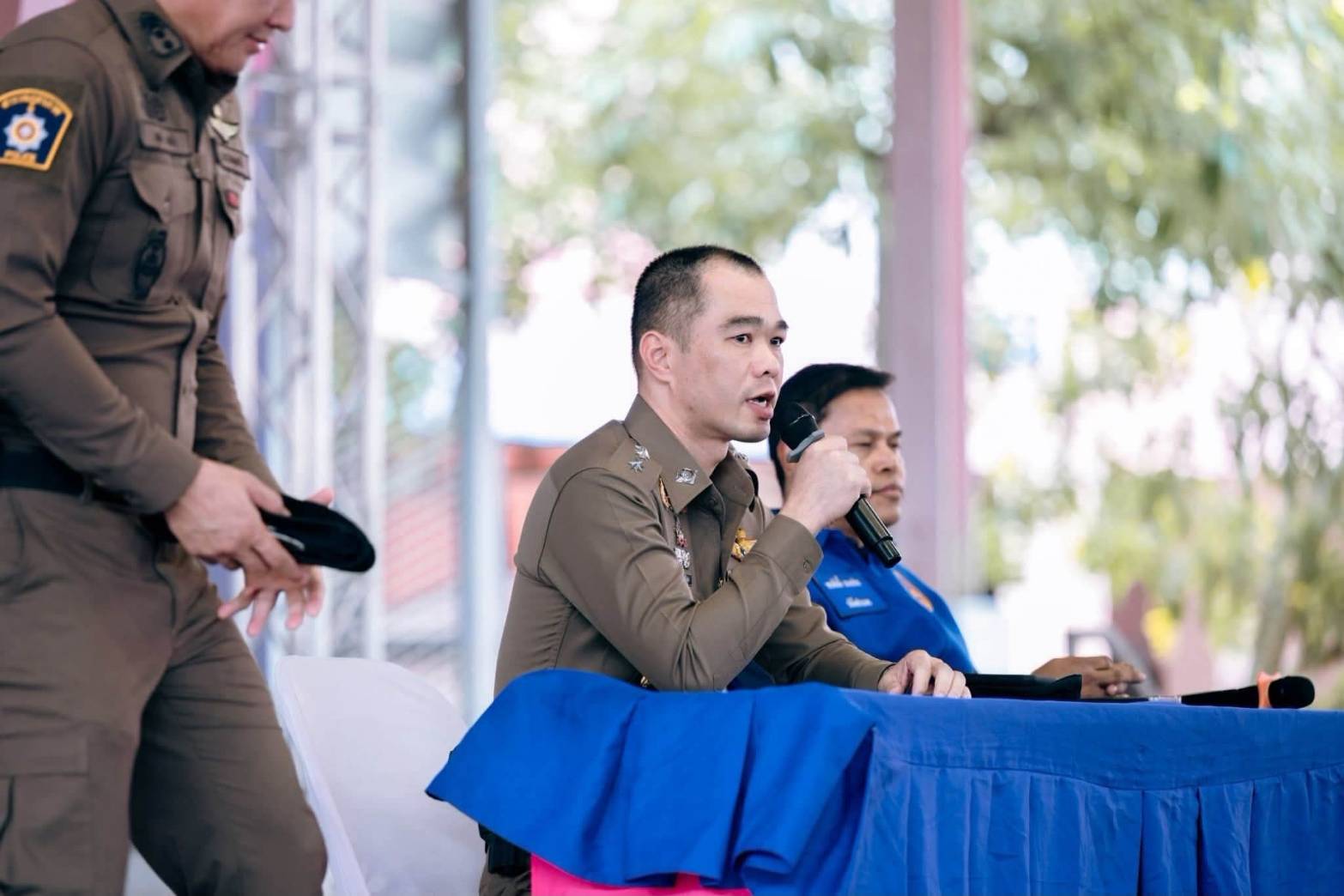 พ.ต.อ.ถิรเดช จันทร์ลาด ผกก.สภ.ลำลูกกา รวมปลัดลำลูกกา จัดซ้อมแผนเผชิญเหตุ Active Shooter แบบเหตุการณ์เสมือนจริง