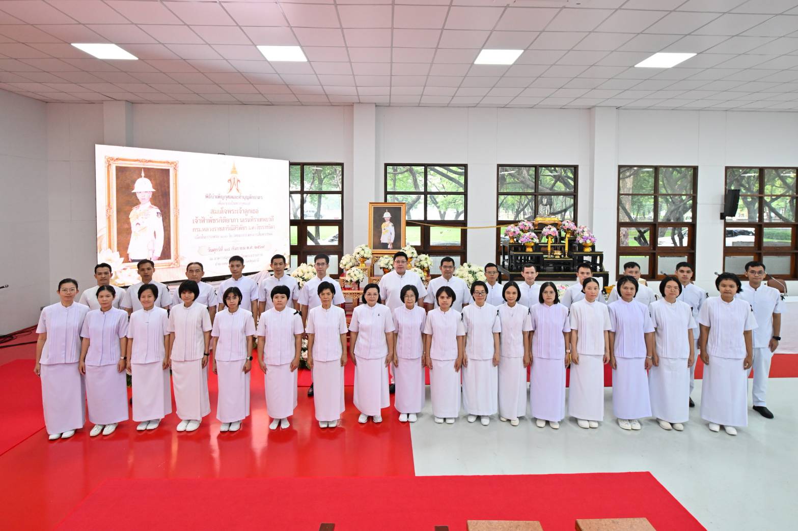 ปทุมธานี คณะสงฆ์และพสกนิกรชาวคลองหลวง ร่วมพิธีสตมวาร 100 วัน ถวายพระกุศลเจ้าฟ้าพัชรกิติยาภาฯ